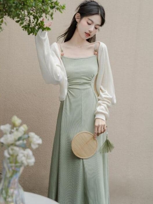 チャイナ服 セクシー サマーニット チャイナワンピース
