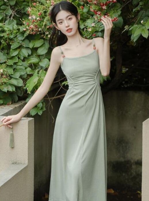 チャイナ服 セクシー サマーニット チャイナワンピース