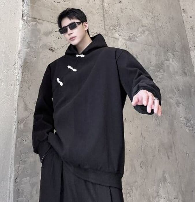 チャイナ服 シルエット カッコいい シンプル チャイナパーカー