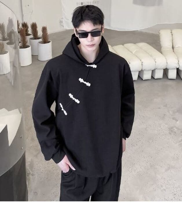 チャイナ服 シルエット カッコいい シンプル チャイナパーカー