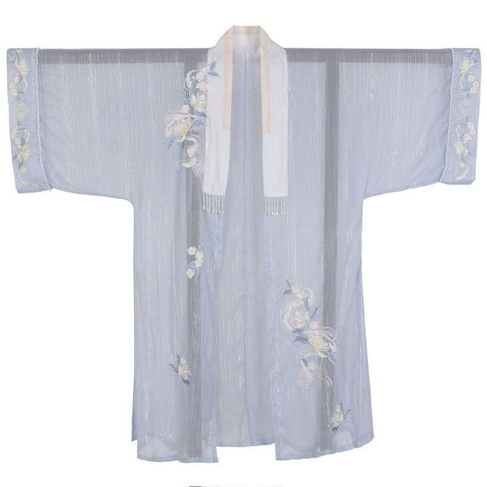 中華ロリータ　ペールブルースプリンググラデーションセットアップ