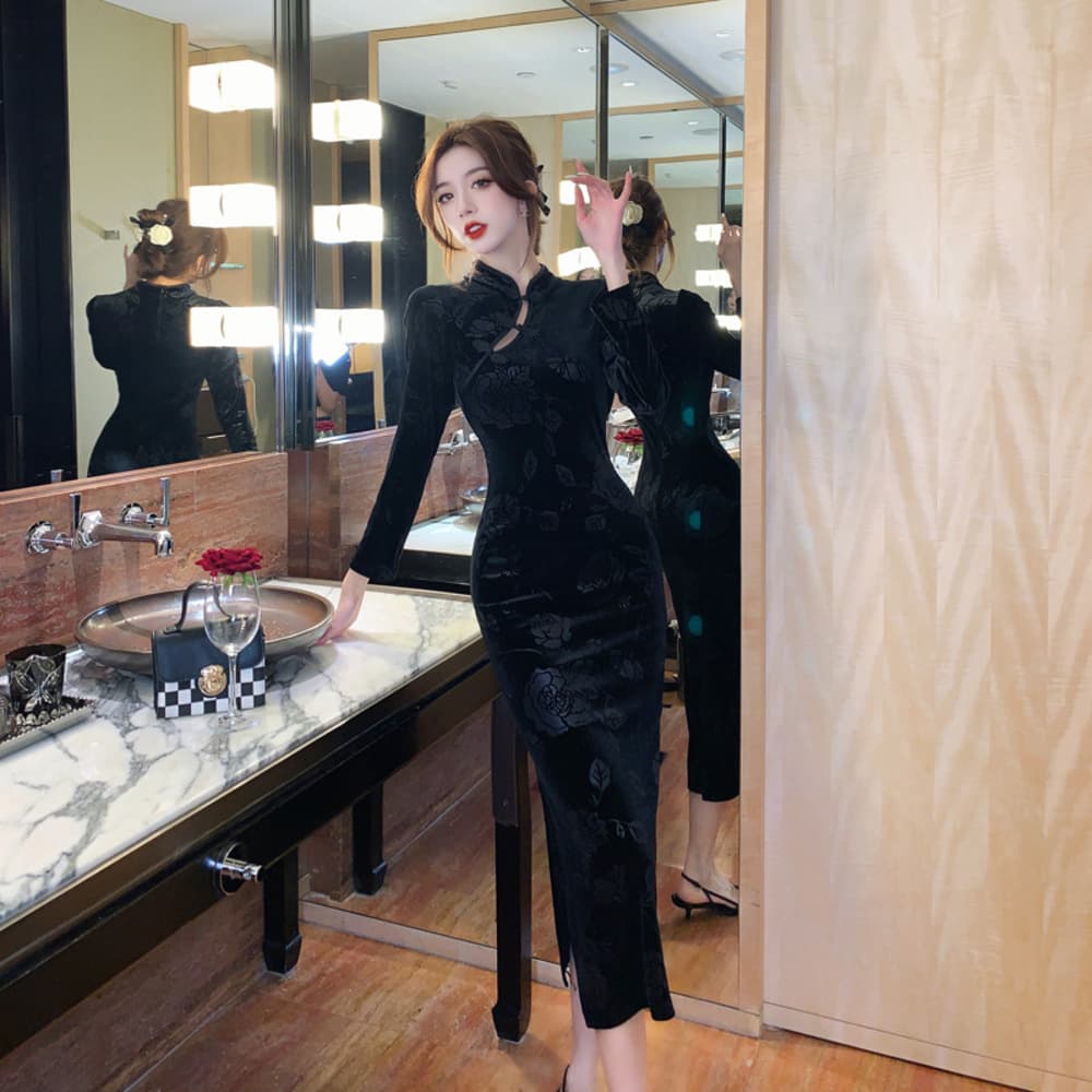 チャイナ服　大人のセクシーチャイナドレス