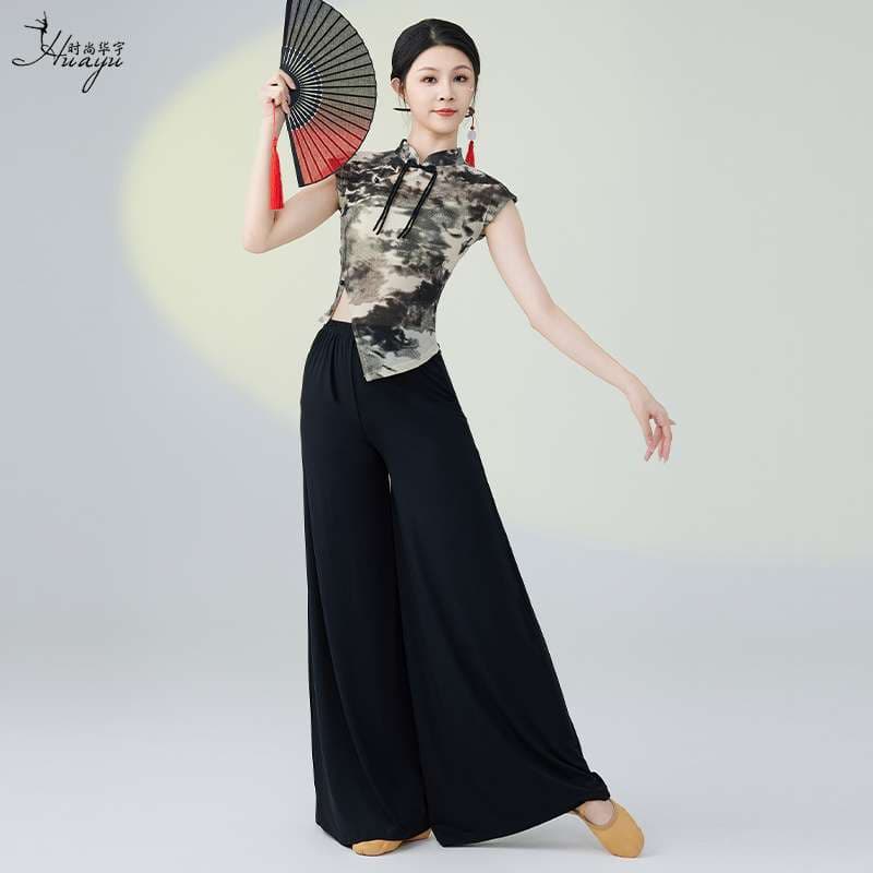 チャイナ服  モダンチャイナ風ダンス練習着