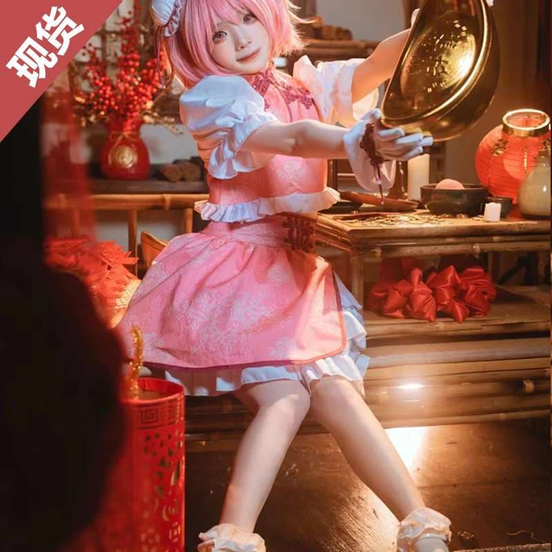 チャイナ服  チャイナ風ロリータ メイド服コスプレ衣装