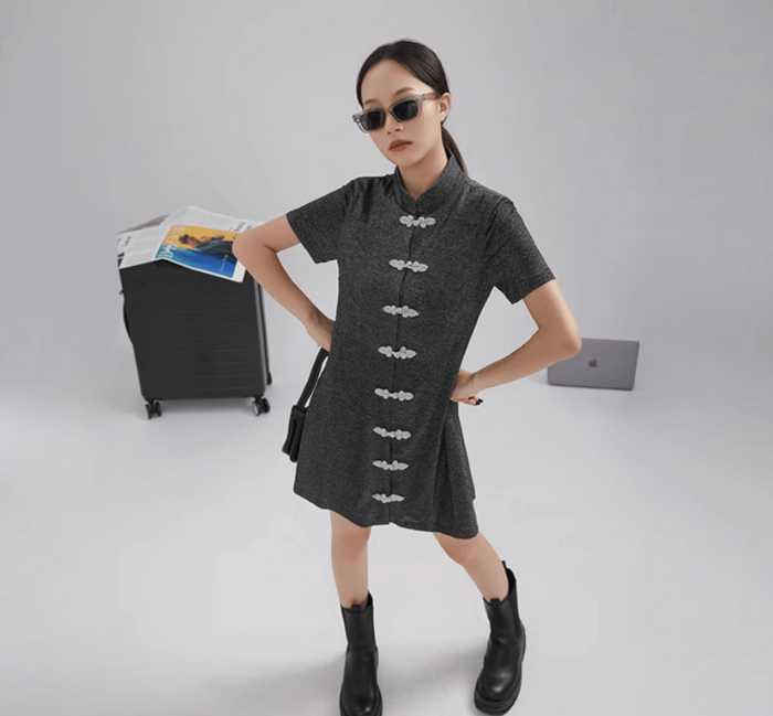 チャイナ服 ミニスカ チャイナワンピース レトロ 