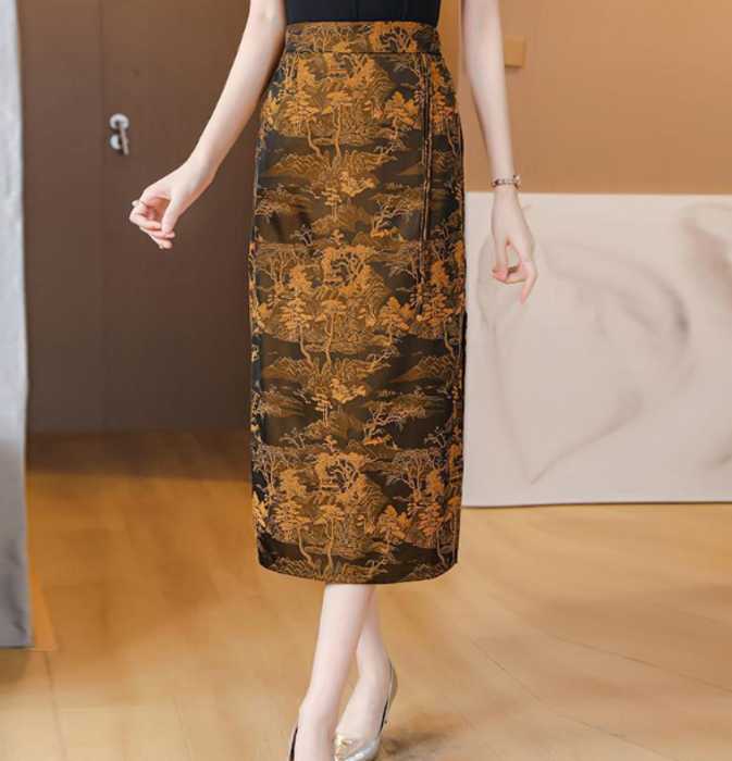 チャイナ服 スリット デザイン チャイナスカート