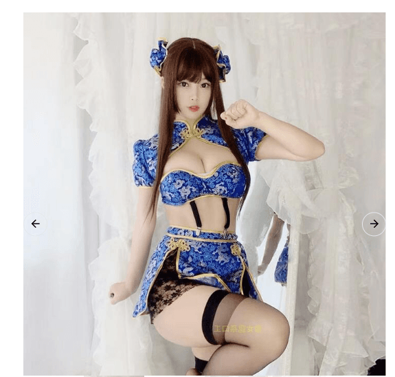 上品×セクシーを両立したチャイナ風コスチューム
