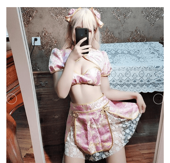 上品×セクシーを両立したチャイナ風コスチューム