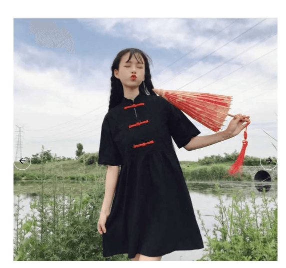 街角中華ヒロイン風チャイナワンピース