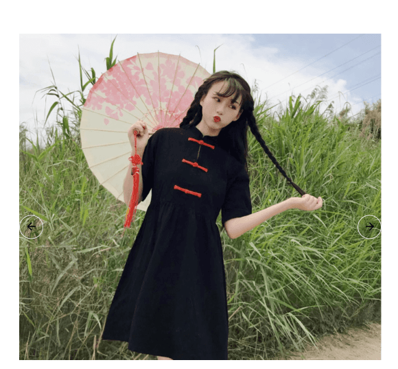 街角中華ヒロイン風チャイナワンピース