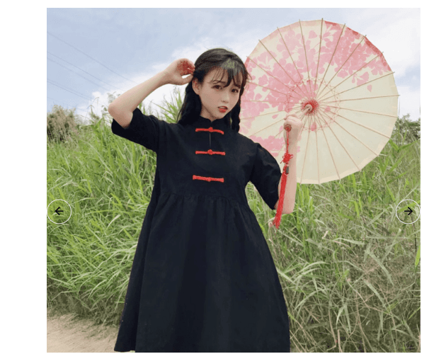 街角中華ヒロイン風チャイナワンピース
