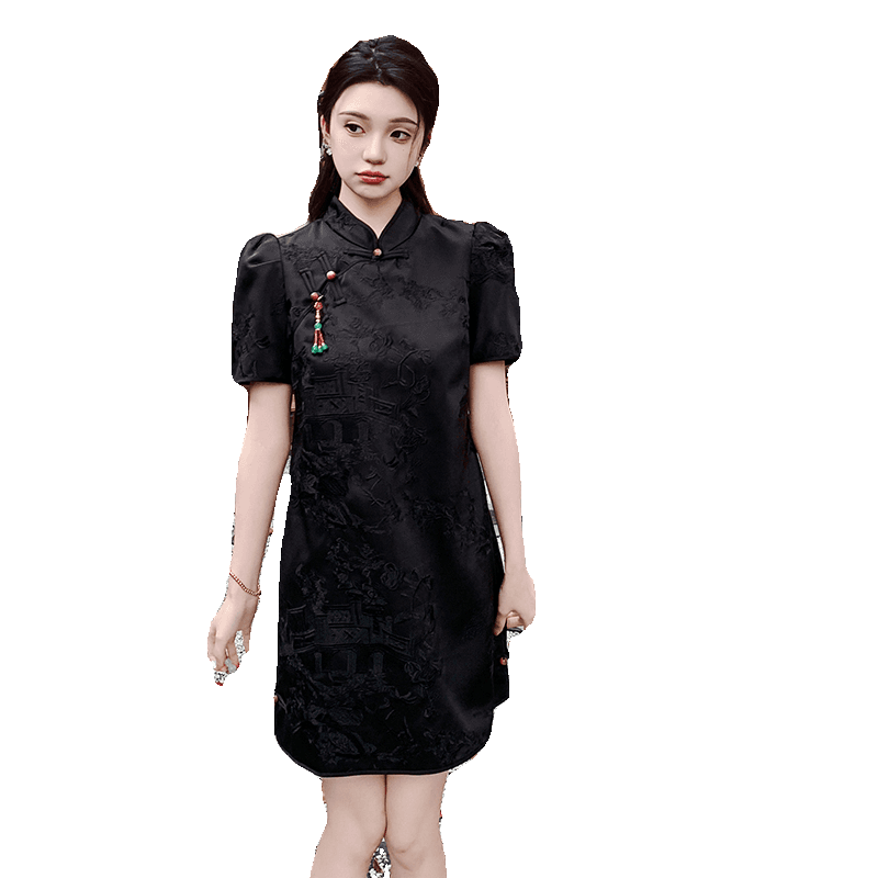 チャイナ服  モダン・アジアン・ミニドレス