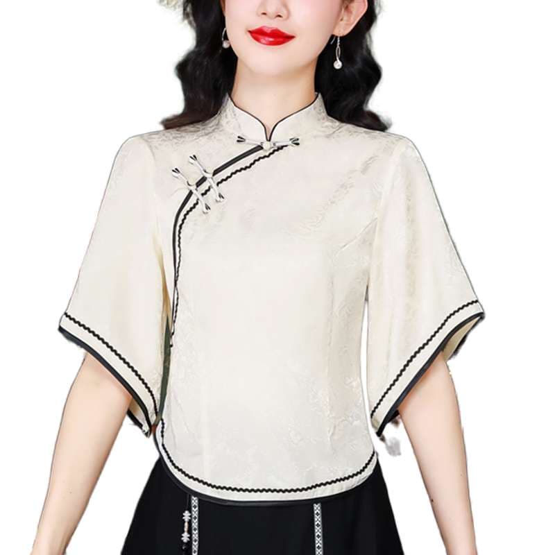 チャイナ服  クラシックチャイナトップス