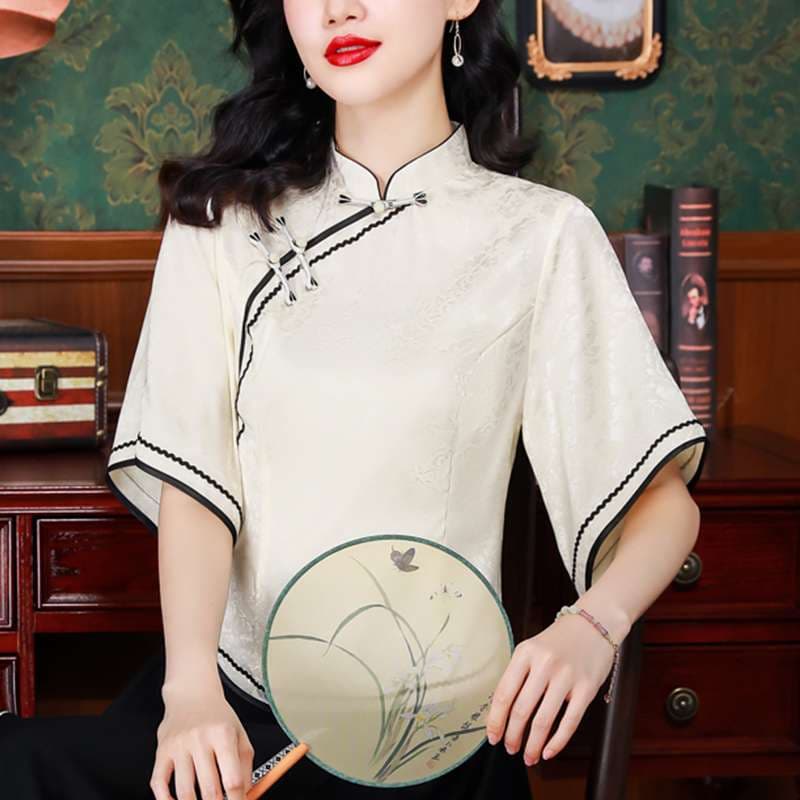チャイナ服  クラシックチャイナトップス