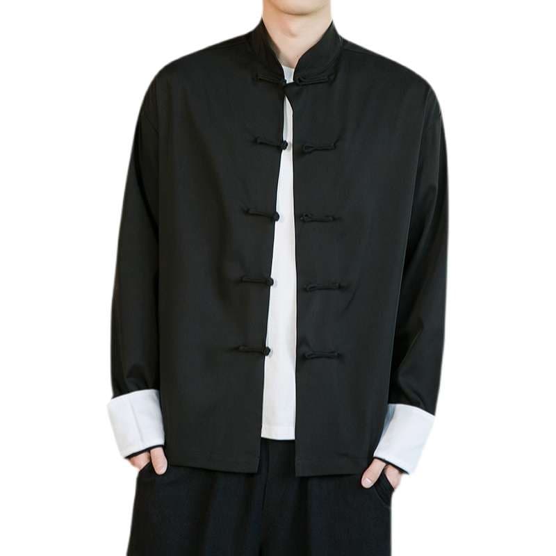 チャイナ服  伝統的なチャイナ風シャツ
