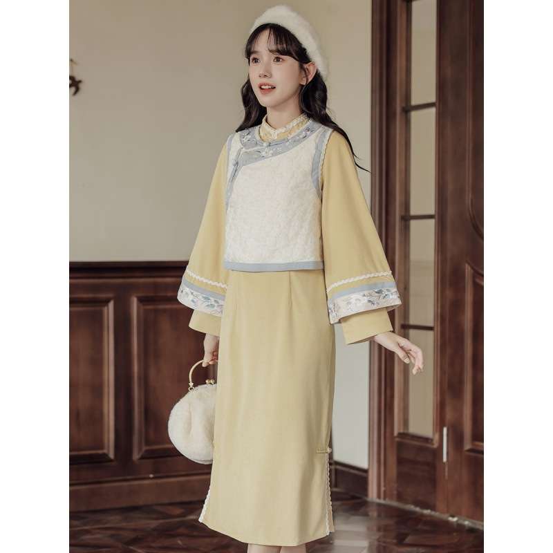 チャイナ服 チャイナ風レトロセットアップ