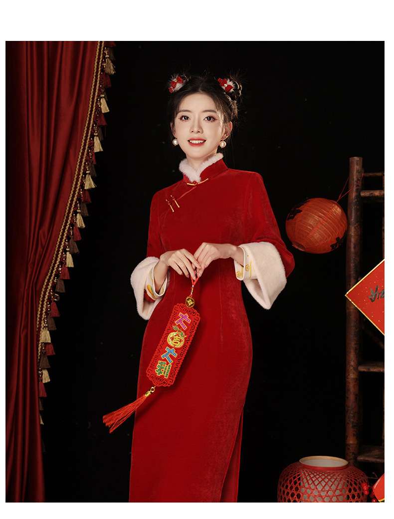 チャイナ服 優雅なチャイナドレス