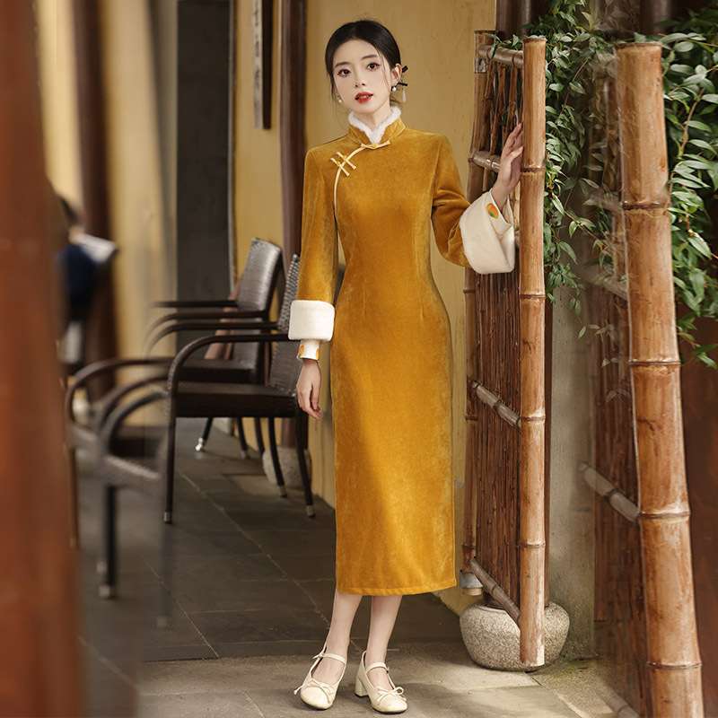 チャイナ服 優雅なチャイナドレス