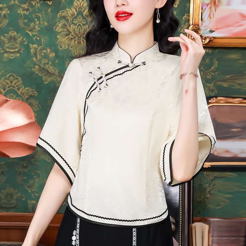 チャイナ服  クラシックチャイナトップス