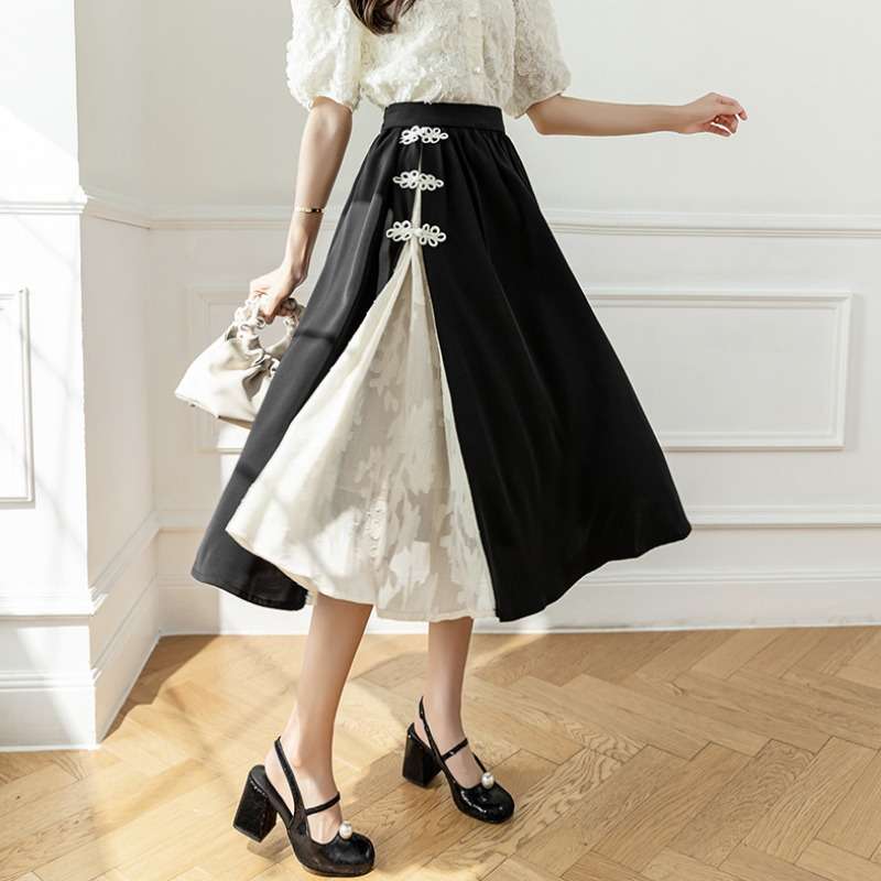 チャイナ服 チャイナ風モダンスリットスカート