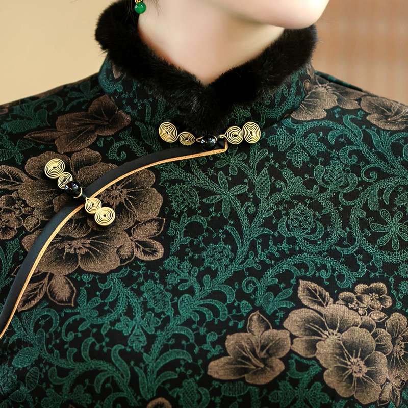 チャイナ服 伝統柄チャイナブラウス