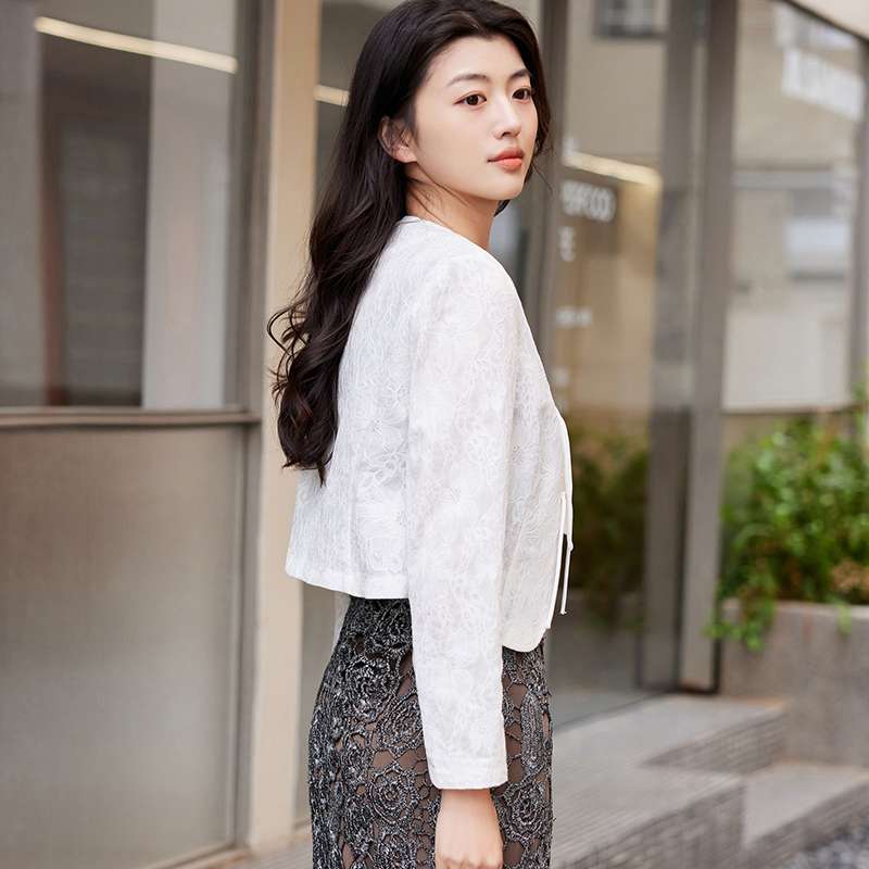 チャイナ服  チャイナ風デザインショートジャケット