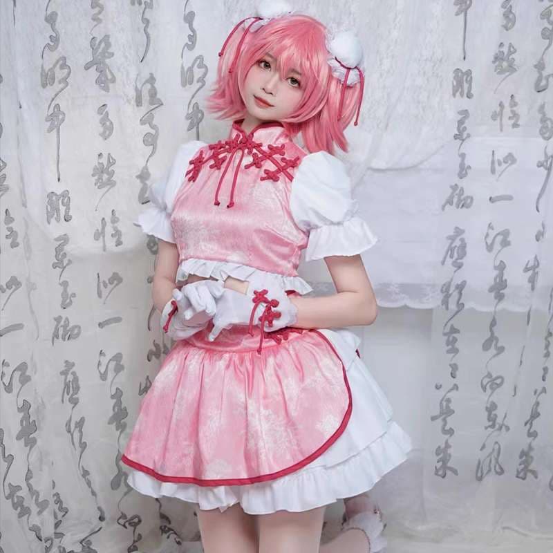 チャイナ服  チャイナ風ロリータ メイド服コスプレ衣装