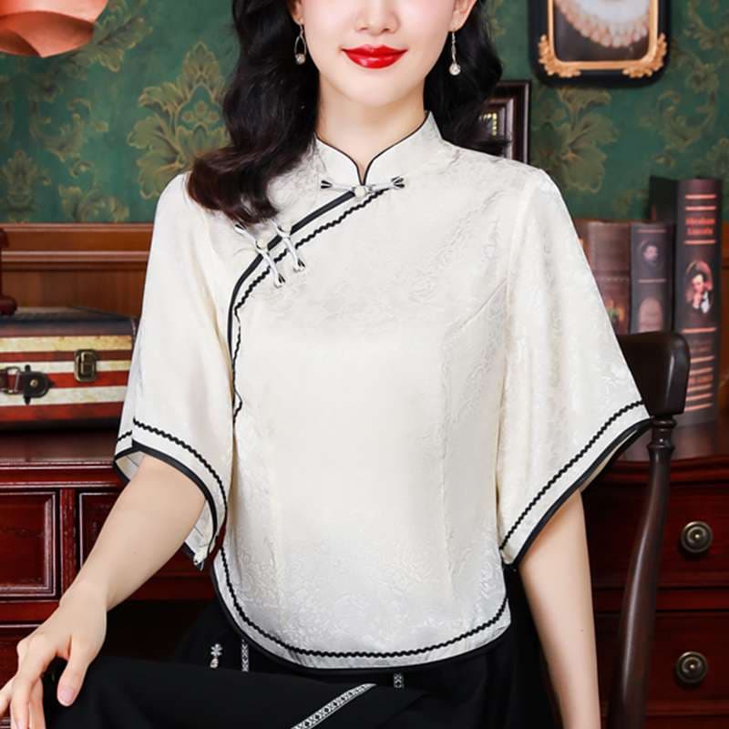 チャイナ服  クラシックチャイナトップス
