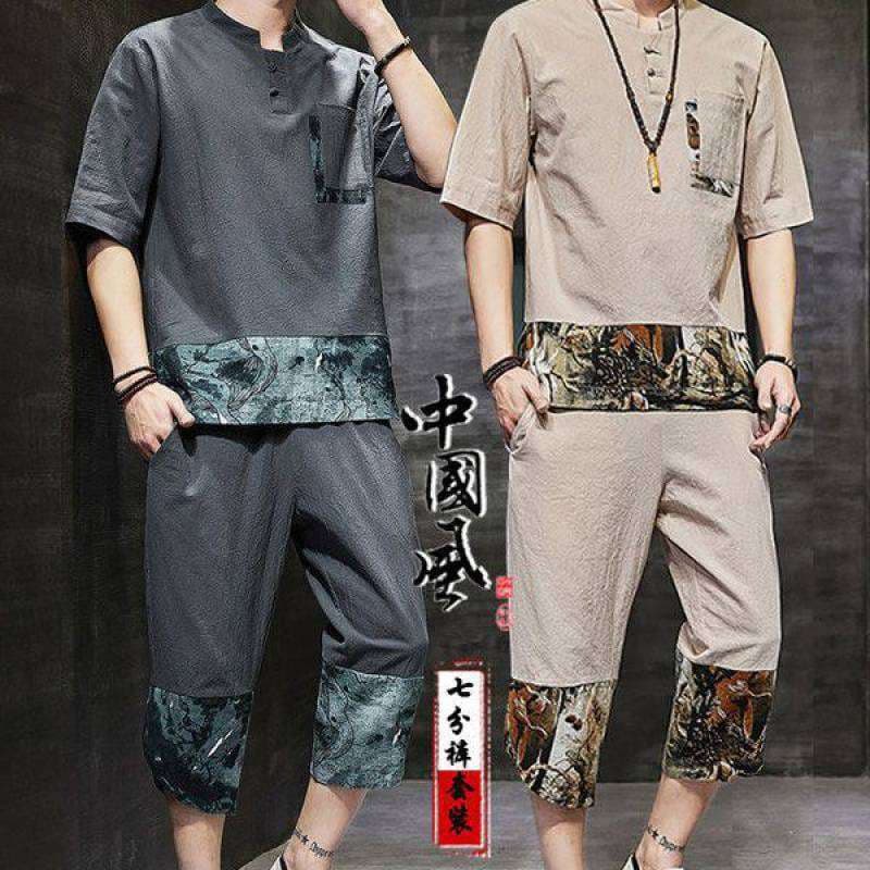 チャイナ服 メンズ セットアップ