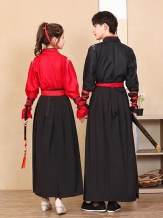 チャイナ服 男女兼用◎ 袴風 チャイナセットアップ