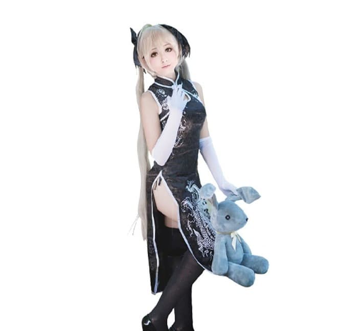チャイナ服 ノースリーブ チャイナドレス