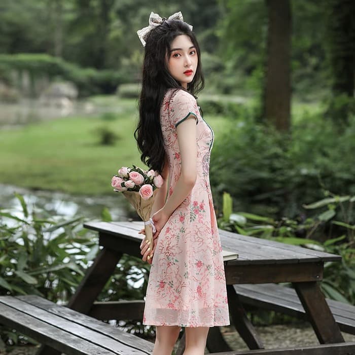 チャイナ服 エンブロイダリー チャイナドレス