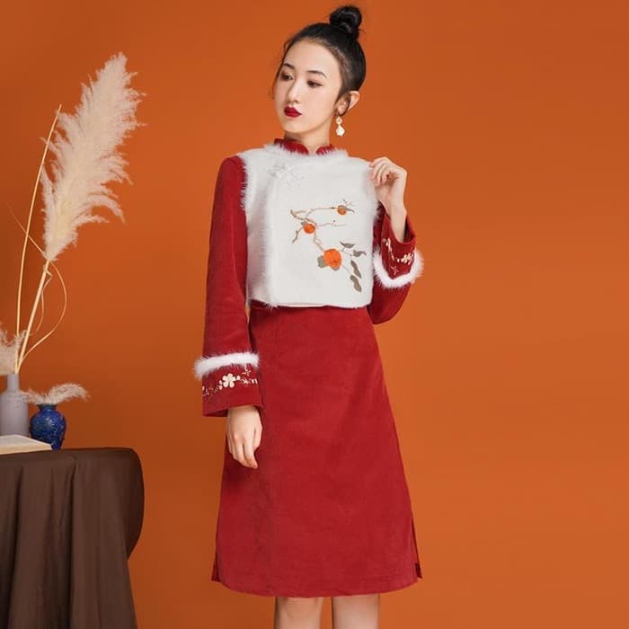 チャイナ服 スリーブ ポイント チャイナセットアップ