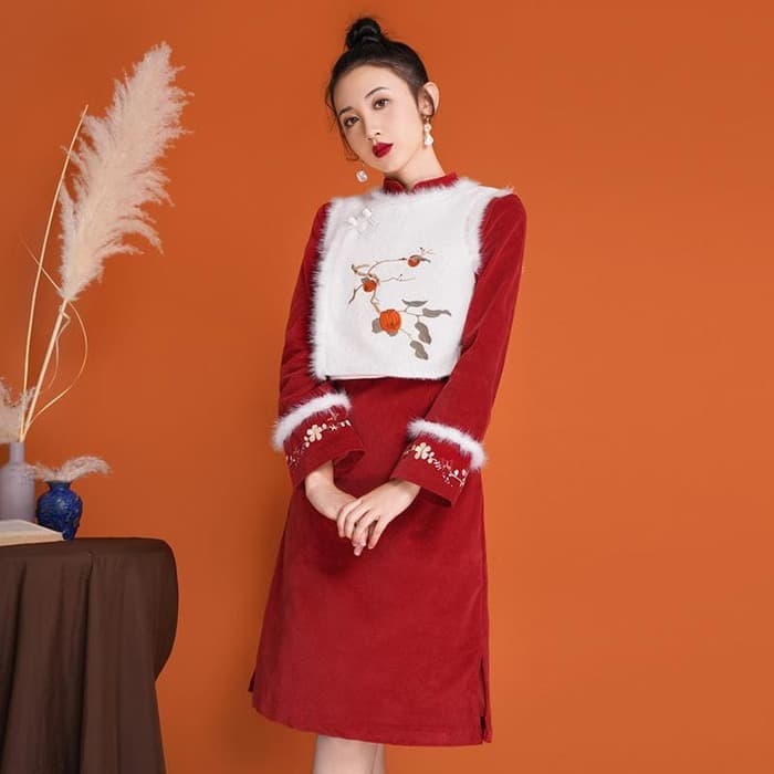 チャイナ服 スリーブ ポイント チャイナセットアップ