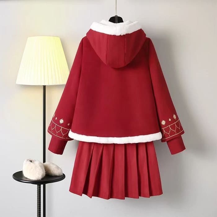 チャイナ服 フード付き チャイナセットアップ