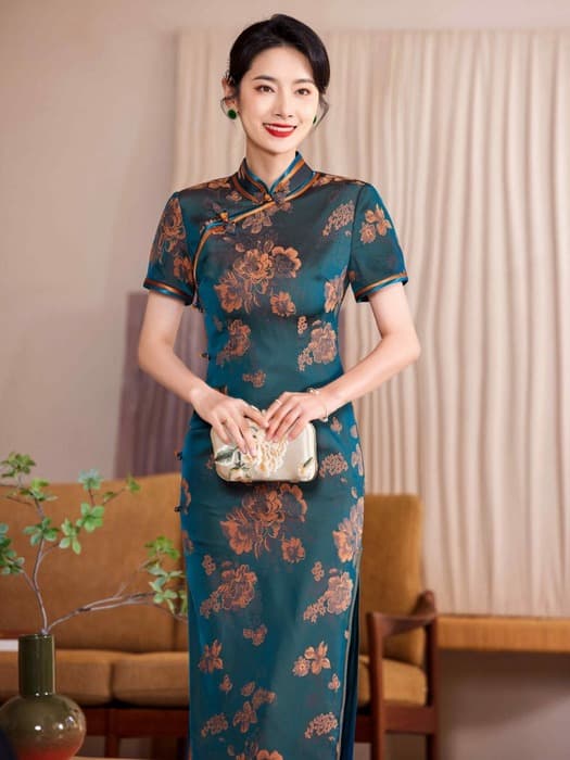チャイナ服 エクセレント カラー チャイナドレス
