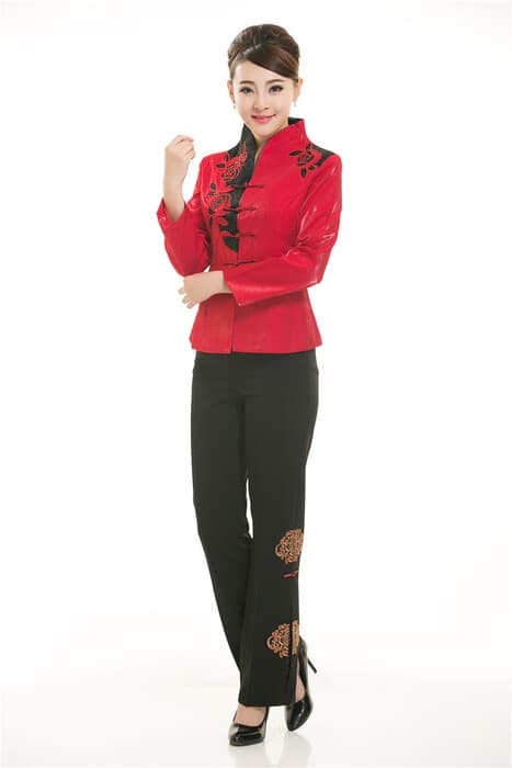 チャイナ服 長袖 チャイナジャケット