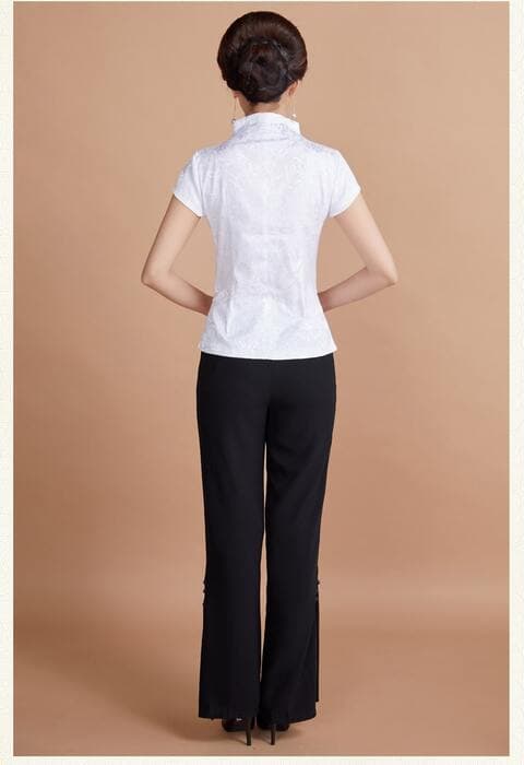チャイナ服 サマー 半袖 チャイナジャケット