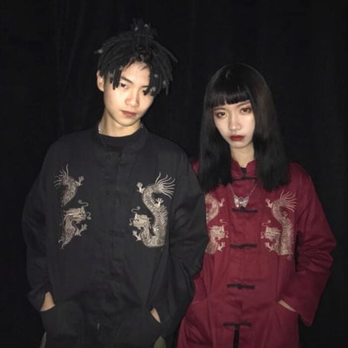 チャイナ服 ペアルック チャイナシャツ