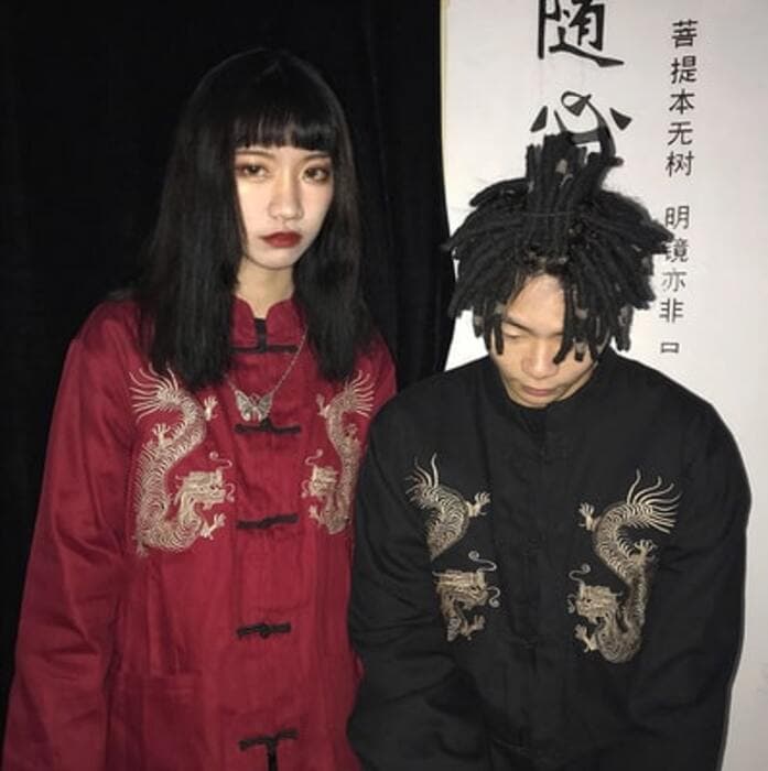 チャイナ服 ペアルック チャイナシャツ