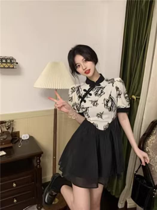 チャイナ服 おしゃれ デザイン チャイナワンピース