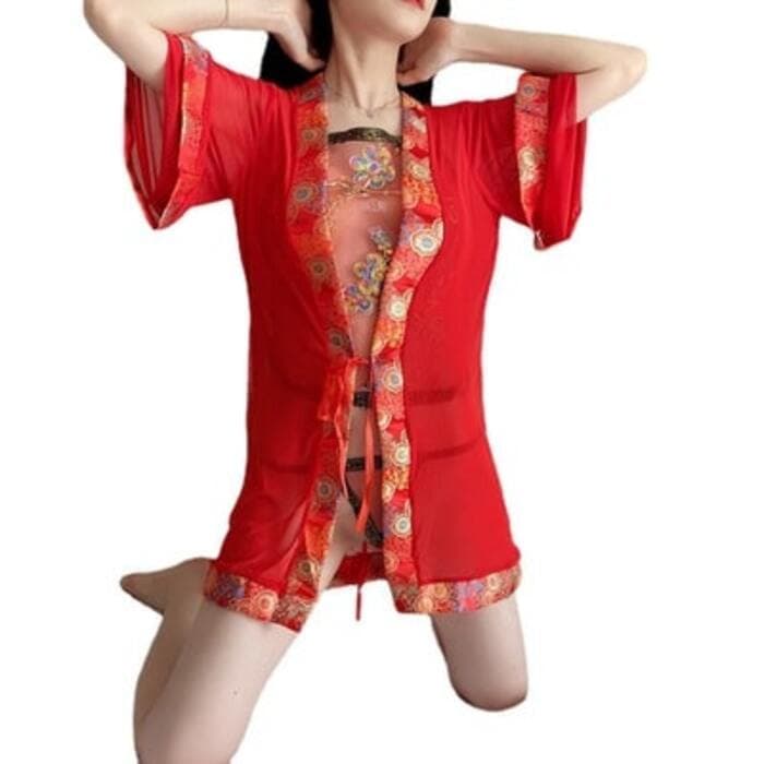 チャイナ服 シースルー セクシー チャイナセットアップ