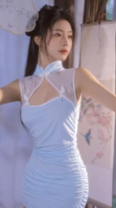 襟元で引き締める♡魅惑のチャイナ衣装 チャイナセットアップ