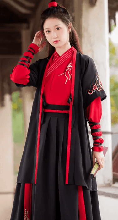 チャイナ服 チャイナ漢服風チャイナセットアップ