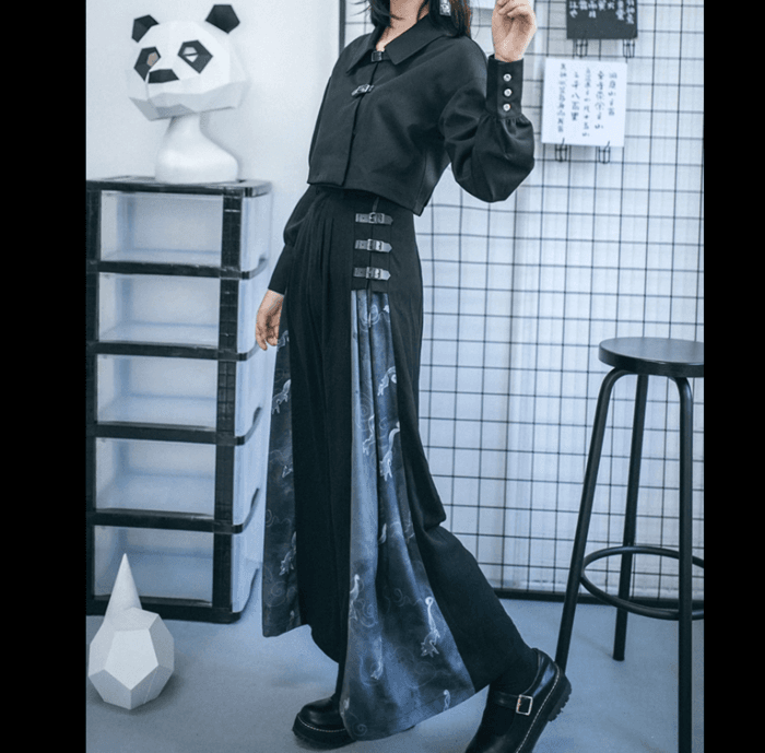 チャイナ服 ユニセックスチャイナパンツ