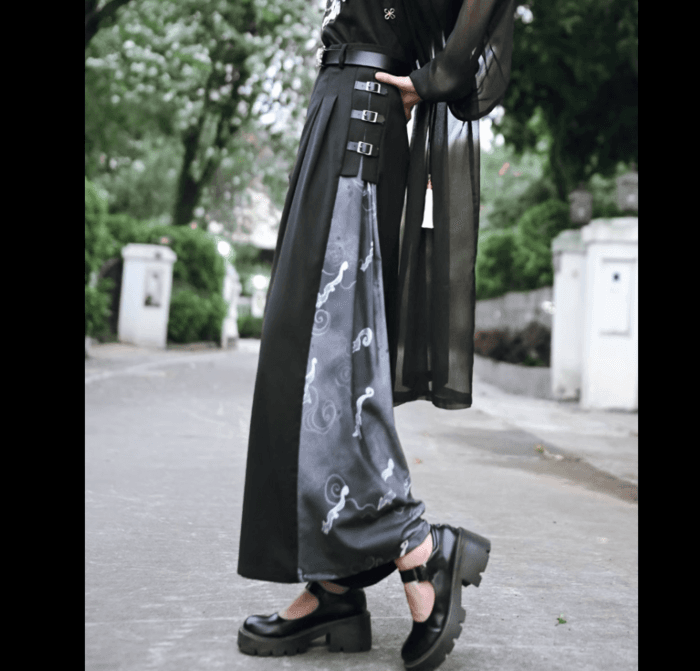 チャイナ服 ユニセックスチャイナパンツ