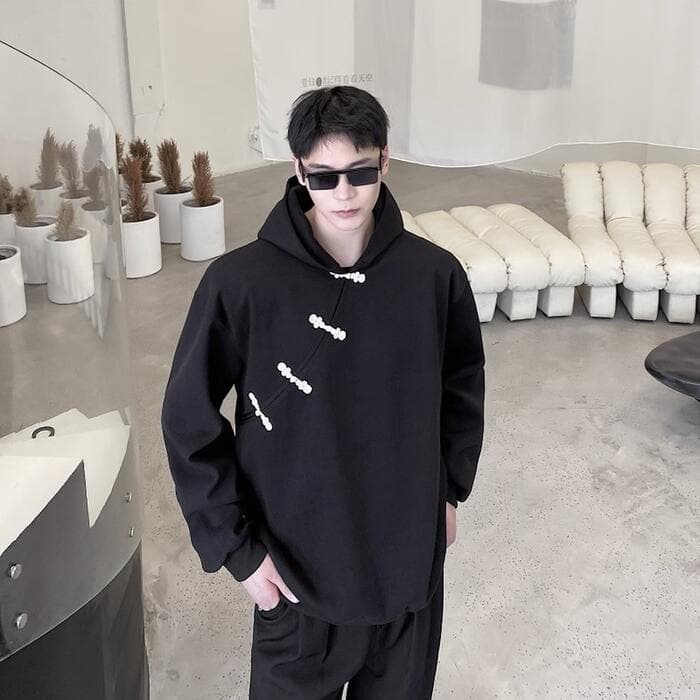 チャイナ服風 ダークトーンチャイナ パーカー