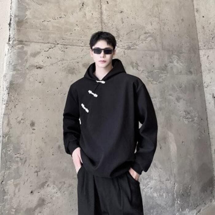 チャイナ服風 ダークトーンチャイナ パーカー
