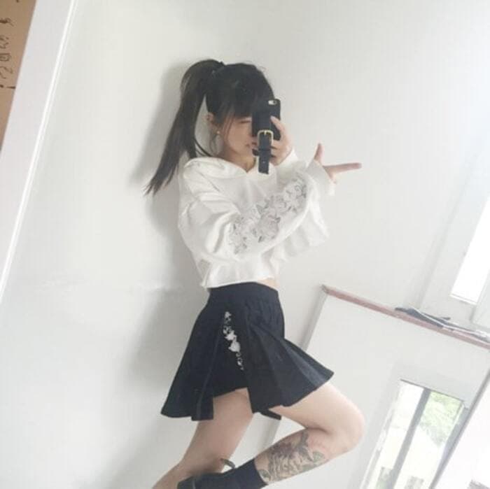 チャイナ服 ローズデザイン チャイナ パーカー