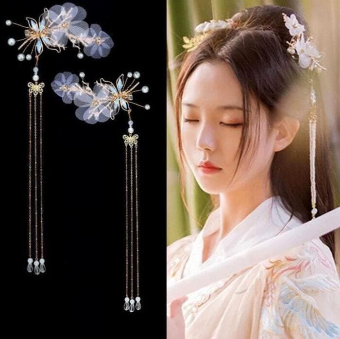 蜻蛉花 チャイナ髪飾り